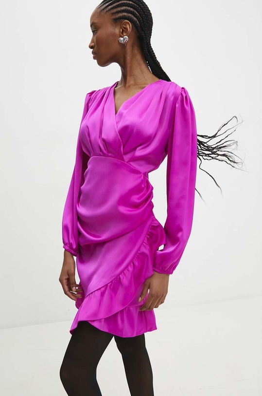 Answear.LAB sukienka różowy 10389.TKK