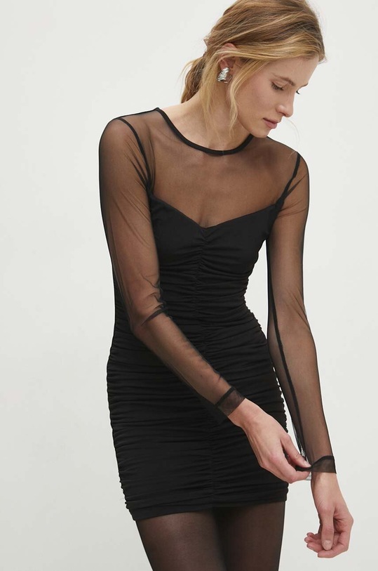 Šaty Answear.LAB 18685.tjs černá WW24