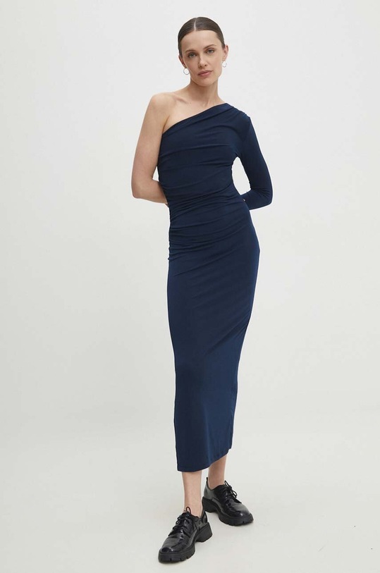 Šaty Answear.LAB 19487.tjs námořnická modř WW24