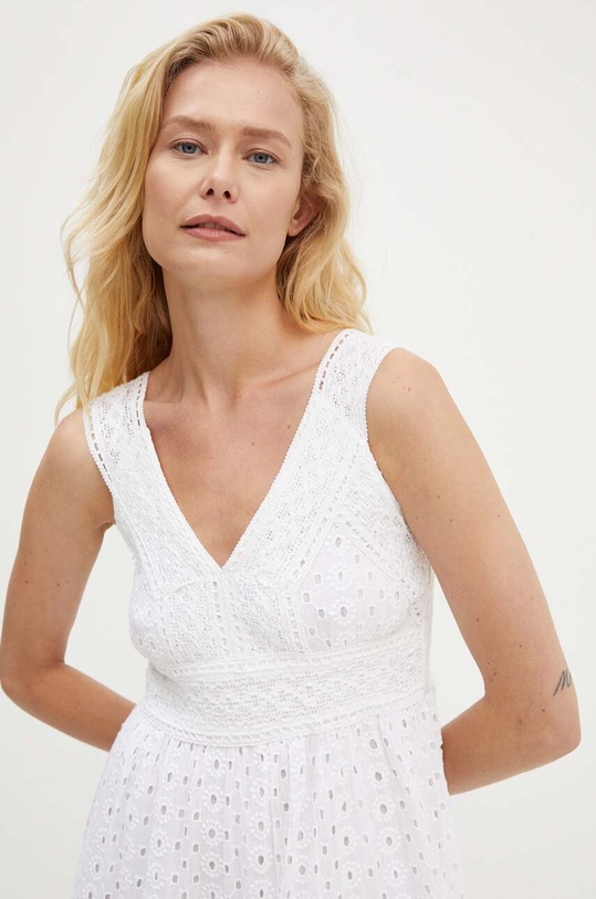 Answear.LAB sukienka bawełniana biały 4074.HWK