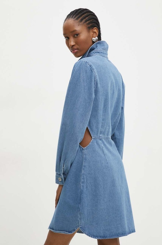 Odzież Answear Lab sukienka jeansowa 5033.fjs niebieski