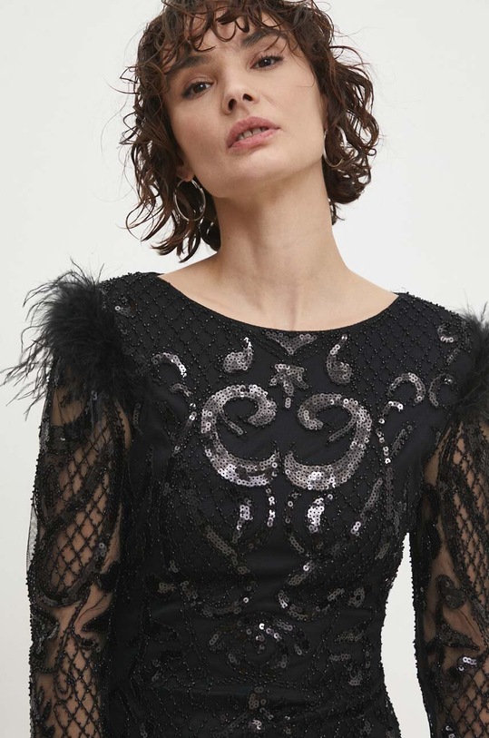 Šaty Answear.LAB čierna 22031.1HWK