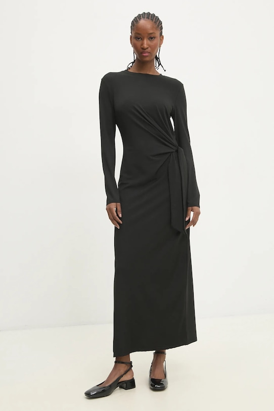 Φόρεμα Answear.LAB με ελαστάν μαύρο 1512.1.FKK