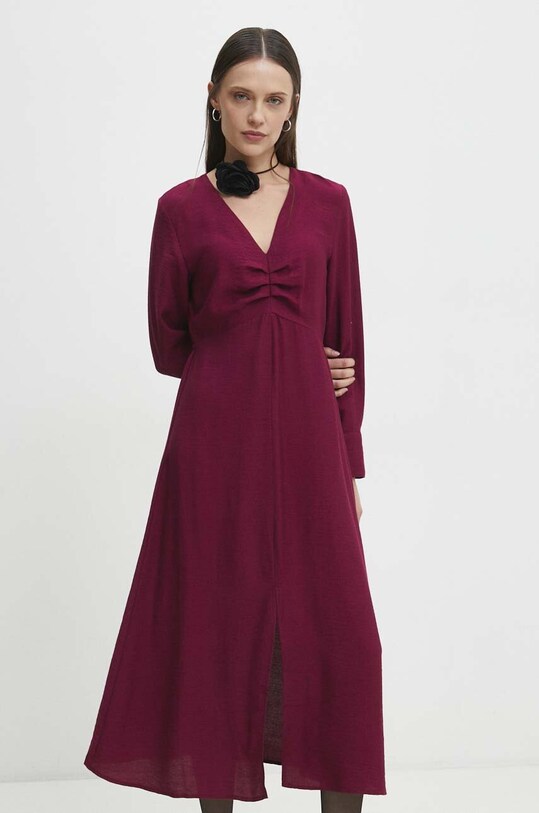 Šaty Answear.LAB mutely.fjs burgundské WW24