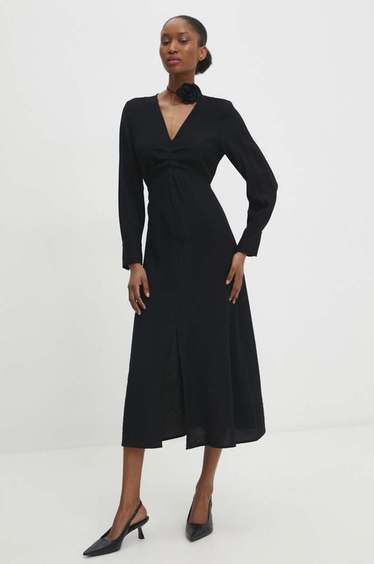 Šaty Answear.LAB mutely.fjs čierna WW24