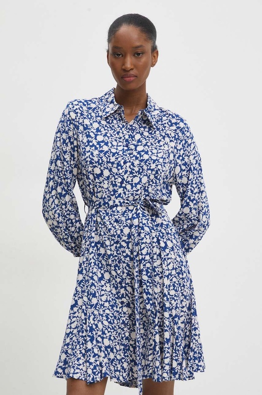 Answear Lab sukienka niebieski 63356.3.fjs