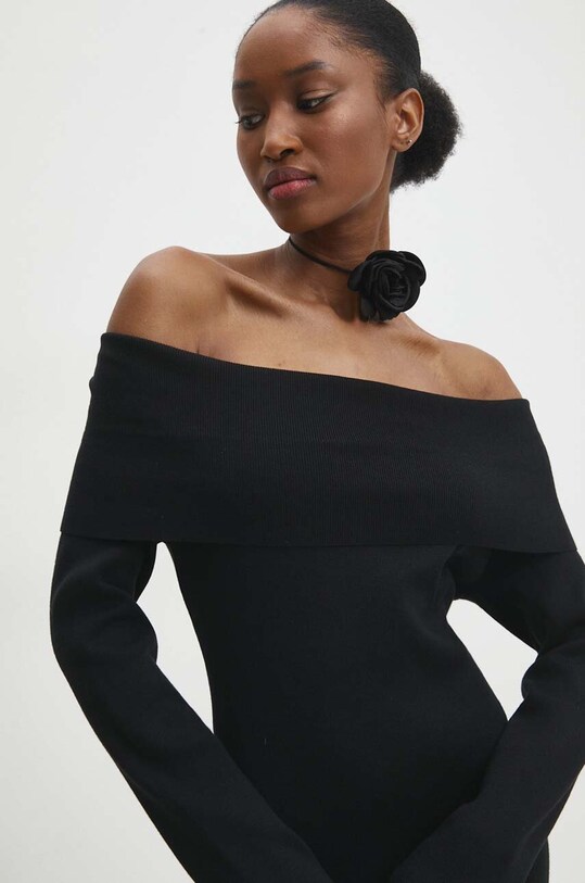 Answear Lab rochie negru QED3028.gdb