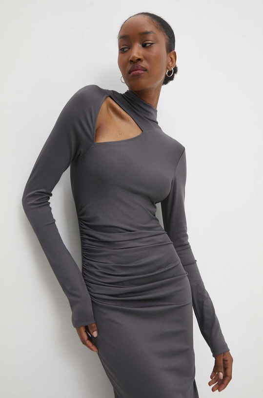 Answear Lab sukienka sng.sud06a.tjs szary