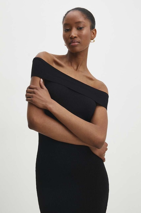 Answear Lab rochie mc8008.FH negru WW24