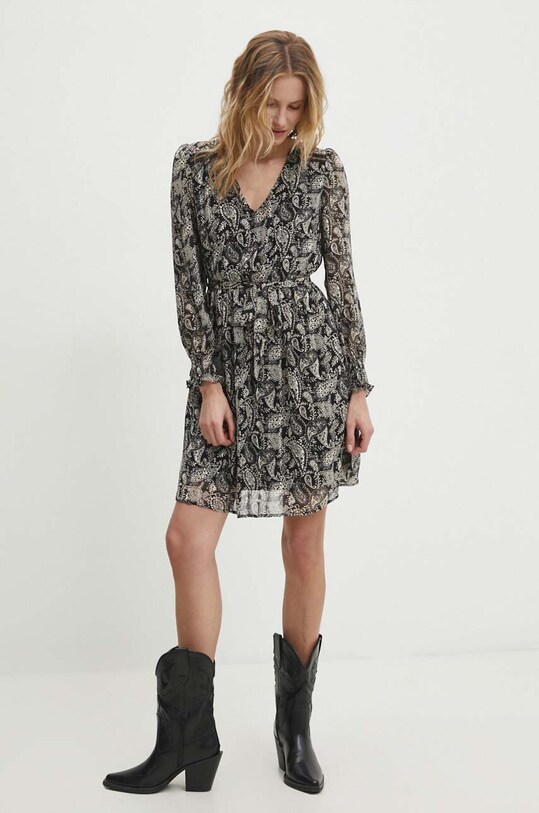Answear Lab rochie mini negru mj79651.FKK