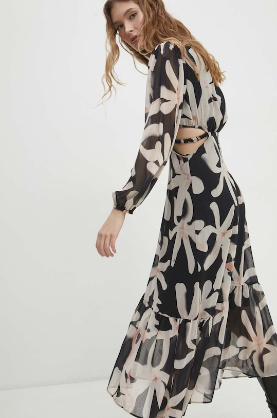 Šaty Answear.LAB maxi černá 24y31962.tdb