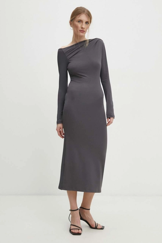 Answear Lab rochie 00212.TKK gri WW24