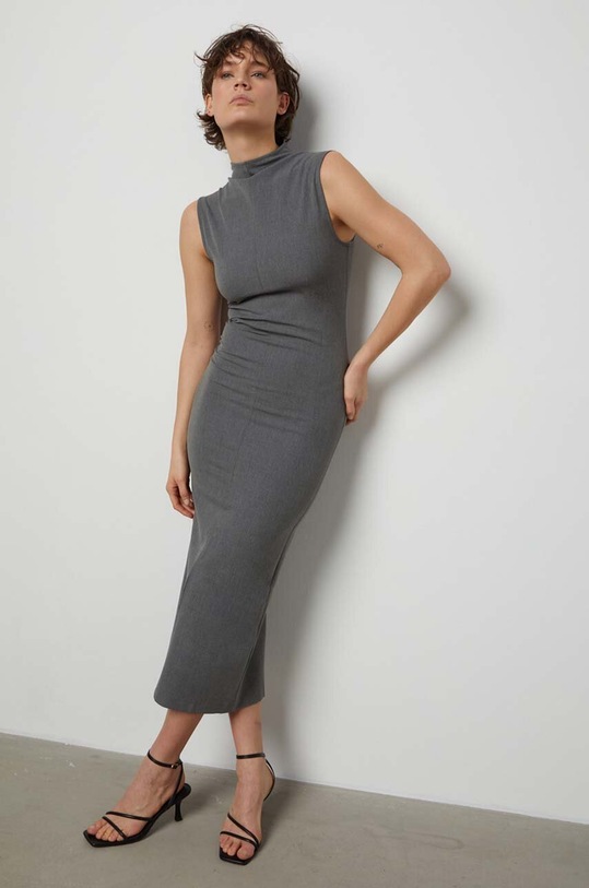 Сукня з вовною Answear Lab 12222.td сірий WW24