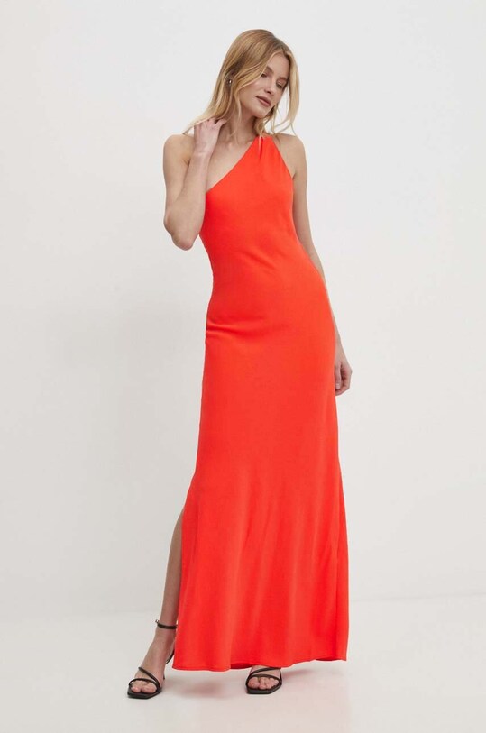 Answear Lab rochie maxi rosu MR21384.HWK