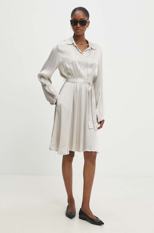 Answear Lab sukienka 2237.ijs beżowy WW24