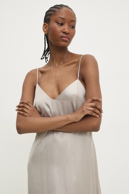 Сукня Answear.LAB бежевий 730.ijs.