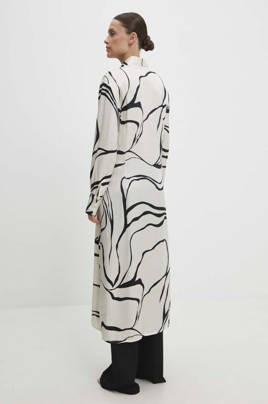 Odzież Answear.LAB sukienka 712.ijs beżowy