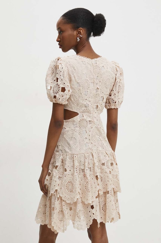 Odzież Answear Lab sukienka bawełniana 1767.IKK beżowy