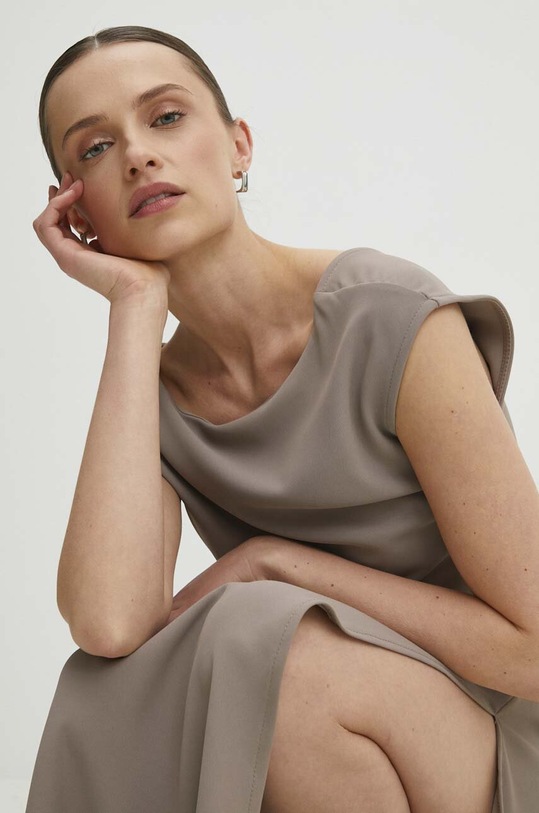 Answear Lab rochie 92072.IW bej