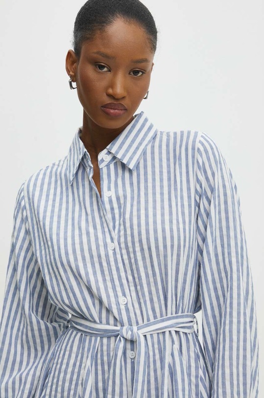 Answear Lab rochie din bumbac kc827.fh alb