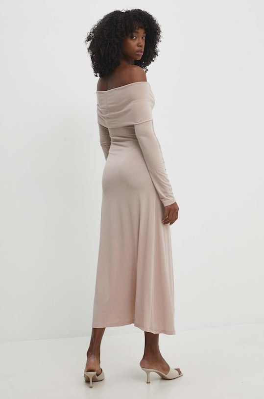 Answear Lab rochie W24S.LF.111239.tjs bej WW24