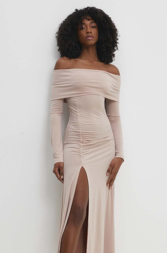 Îmbrăcăminte Answear Lab rochie W24S.LF.111239.tjs bej