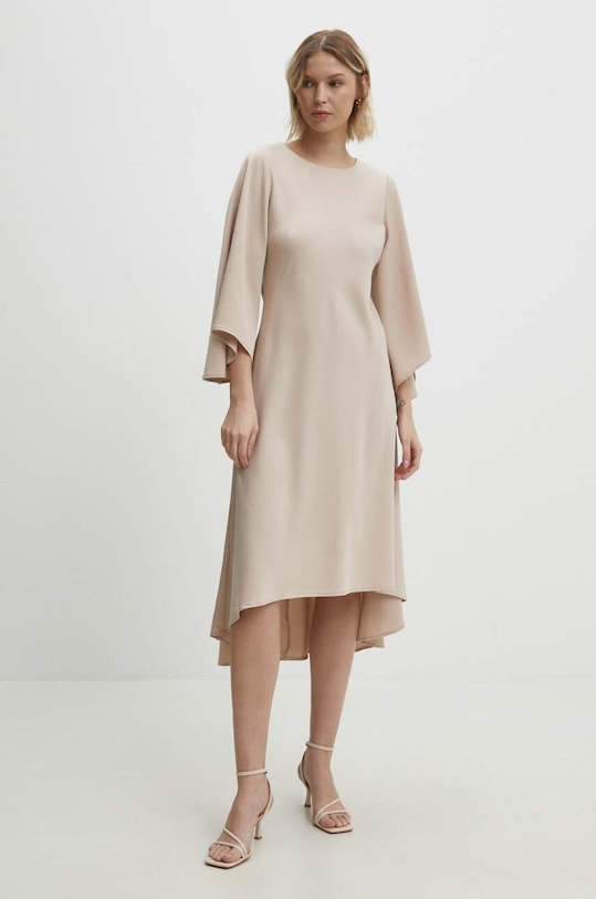 Answear Lab rochie ck08171.FKK bej WW24