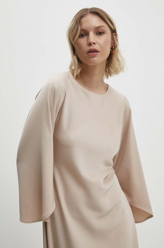 Answear Lab rochie bej ck08171.FKK