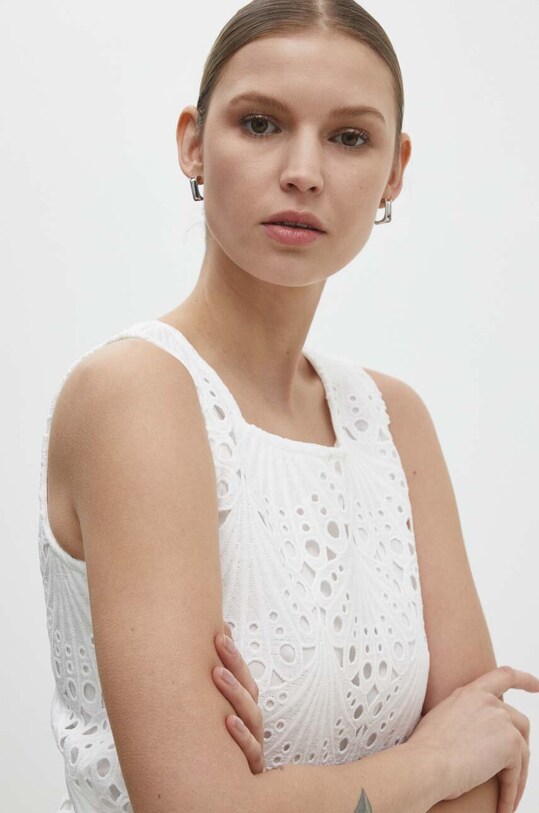 Answear Lab rochie alb 80719.1.FKK