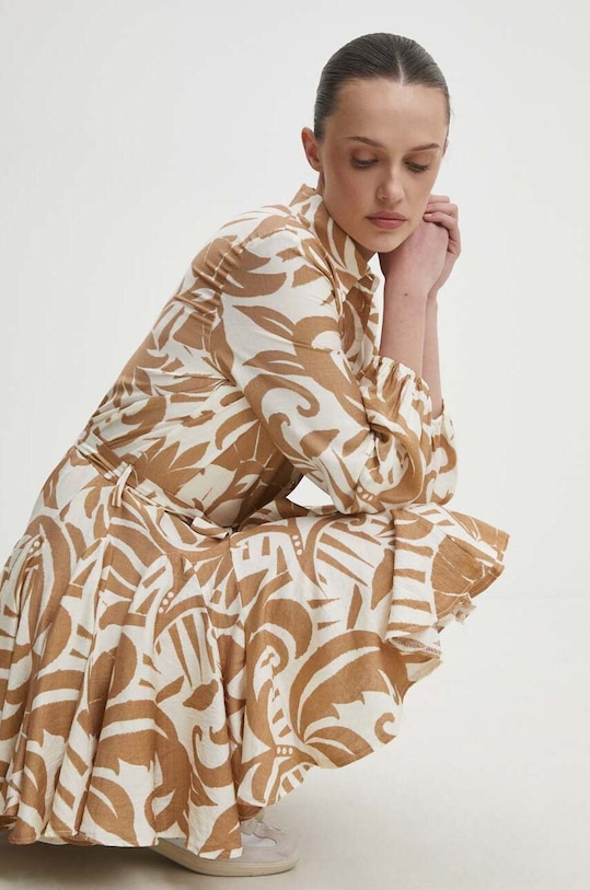 Answear Lab rochie fixat bej 8292.51.fh