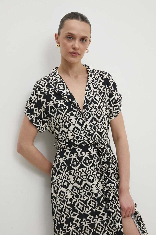 Answear Lab rochie maxi negru 63484.FKK