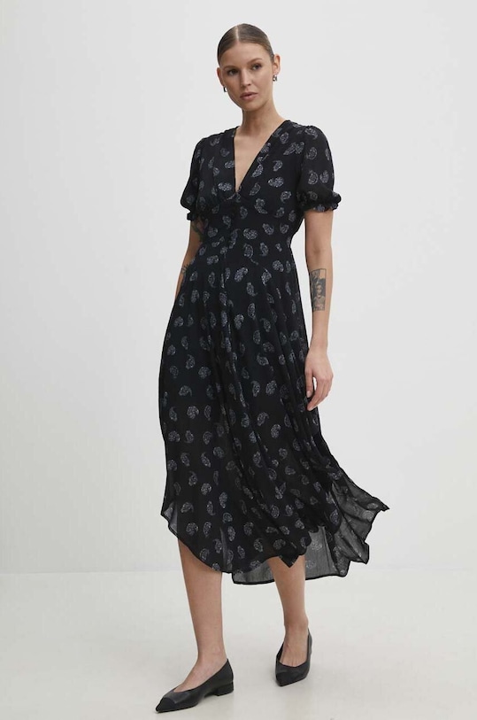 Answear Lab rochie negru 62279.FKK