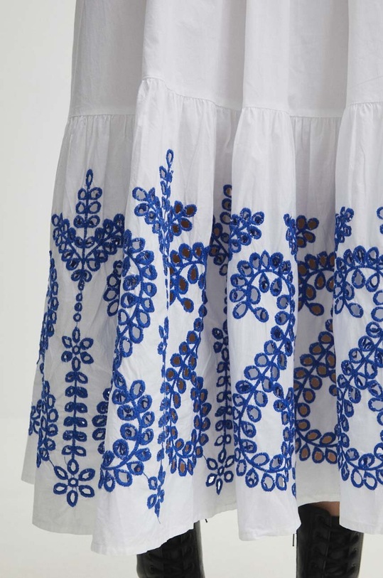 Βαμβακερό φόρεμα Answear.LAB julie.FKK λευκό