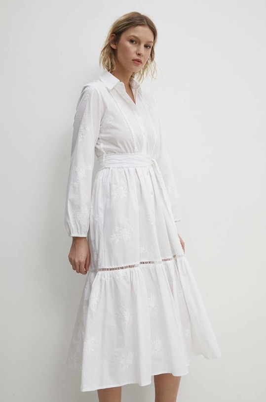 Answear.LAB pamut ruha sunny.FKK fehér WW24