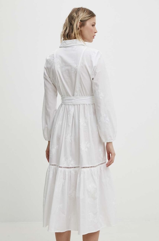 Ruházat Answear.LAB pamut ruha sunny.FKK fehér