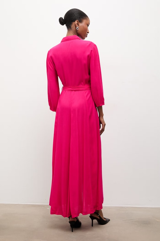 Odzież Answear.LAB sukienka fanny.1FKK różowy