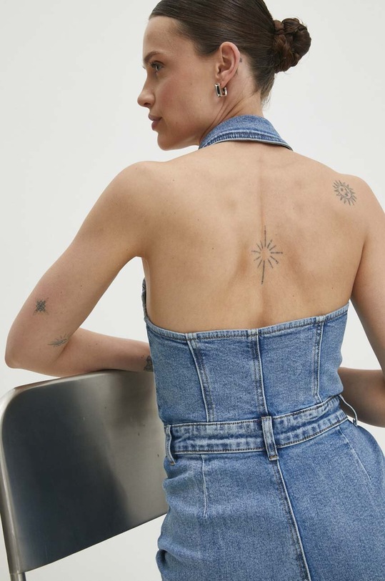 Answear Lab sukienka jeansowa w7873.fh niebieski WW24