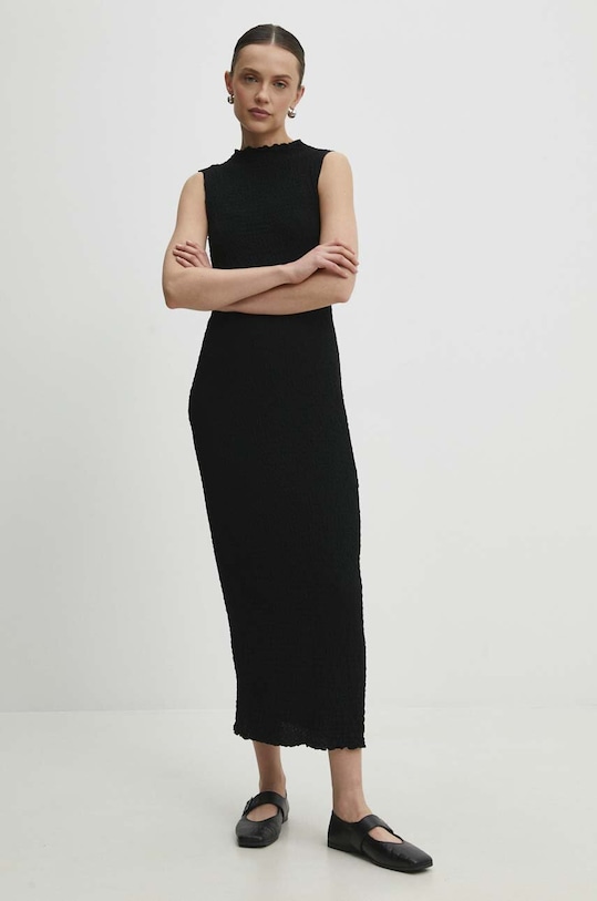 Answear Lab rochie maxi negru 23168.fh