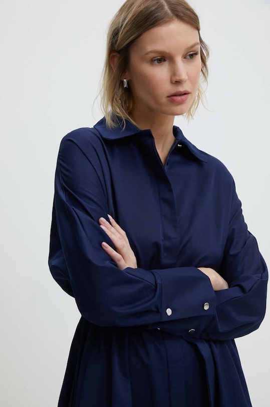 Answear Lab sukienka bawełniana sng.sud0b7.tjs granatowy WW24