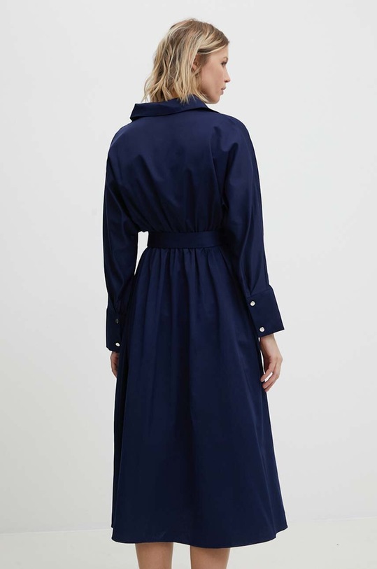 Odzież Answear Lab sukienka bawełniana sng.sud0b7.tjs granatowy