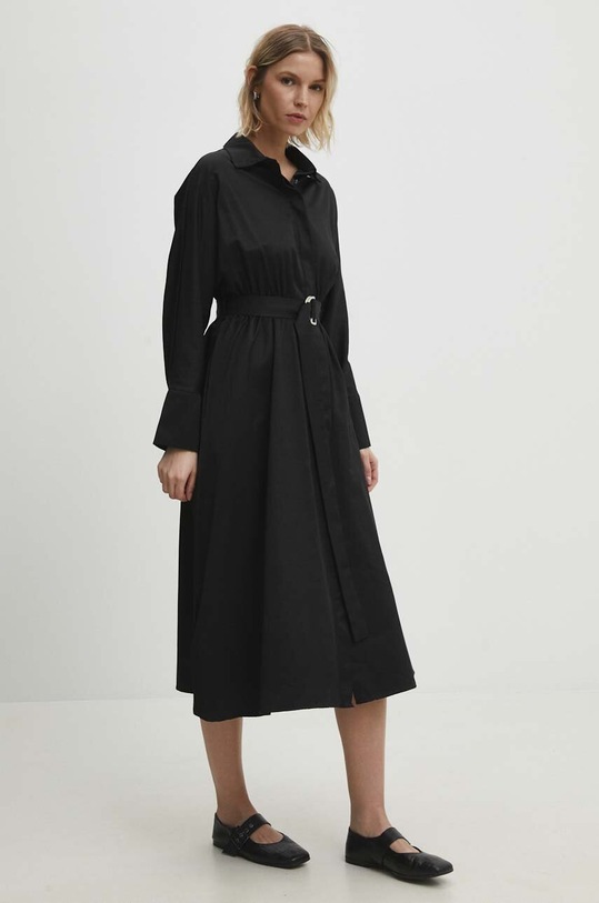 Answear Lab sukienka bawełniana sng.sud0b7.tjs czarny WW24