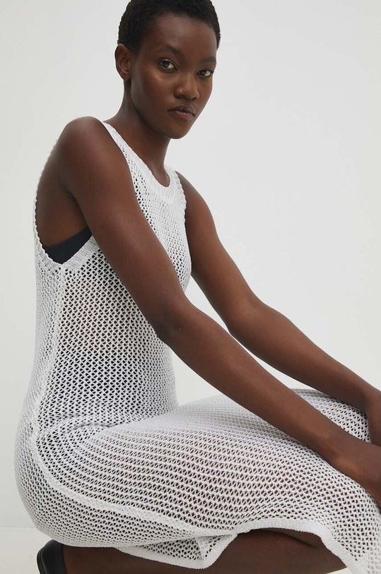 Answear.LAB sukienka biały P220222.HWK