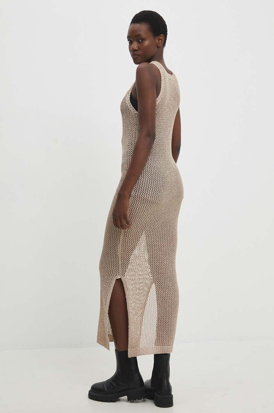 Odzież Answear.LAB sukienka P220222.HWK złoty