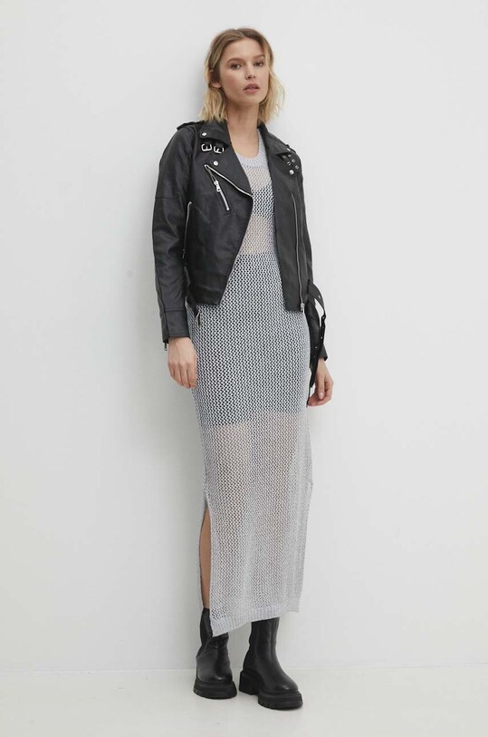 Сукня Answear.LAB casual срібний P220222.HWK
