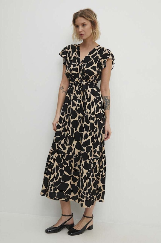 Answear Lab rochie J380127.HWK negru WW24