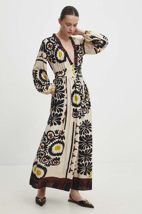 Answear Lab sukienka casual beżowy 6548.td