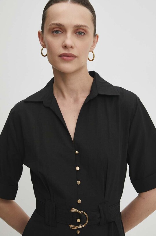 Answear.LAB sukienka bawełniana 6948.td czarny