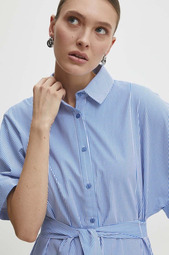 Answear Lab sukienka bawełniana 5318.td niebieski WW24