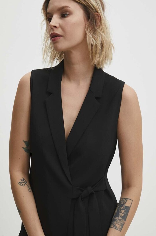 Answear Lab rochie negru L8529.HWK