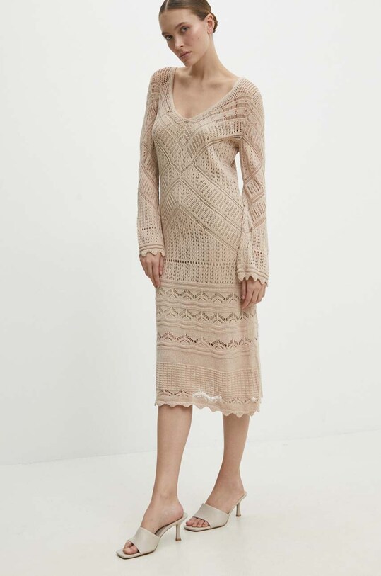 Платье Answear.LAB коричневый tt3774.td